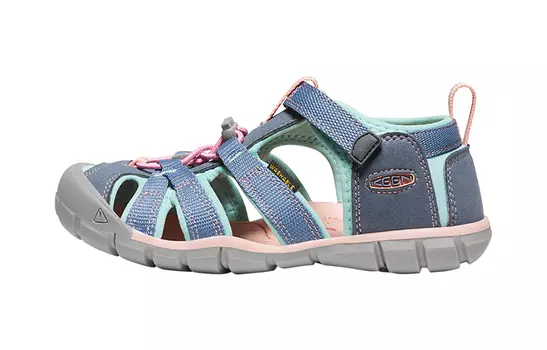 Детские сандалии Seacamp 2 GS зеленые Keen, розовый