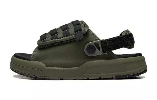 Детские сандалии STORM 1.0 GS Military Sail Green/black Lining Young, зеленый/черный