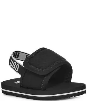 Детские сандалии UGG Lennon с ремешком на пятке (для младенцев), черный