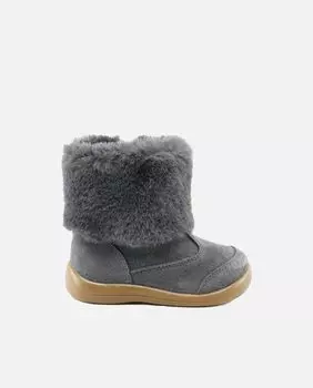 Детские сапожки из серой замши Eli 1957, серый