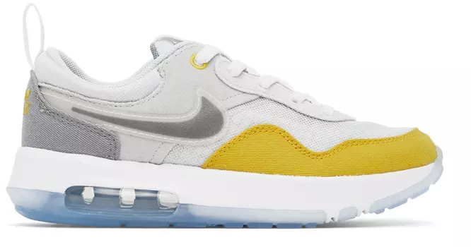 Детские серо-желтые кроссовки Air Max с мотивом Little Kids Nike