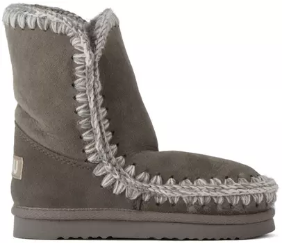 Детские серые ботинки до щиколотки 18 Mou