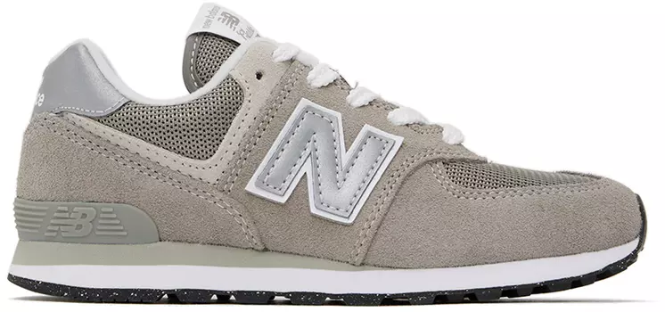 Детские серые кроссовки New Balance 574 Core