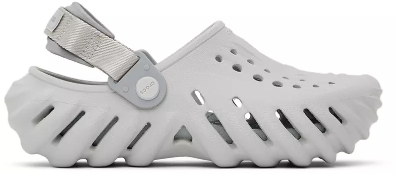 Детские серые сабо Echo Атмосфера Crocs