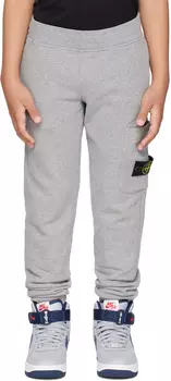 Детские серые спортивные штаны 61520 Stone Island Junior