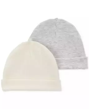 Детские шапочки с манжетами, упаковка из 2 шт Carter'S, слоновая кость/кремовый