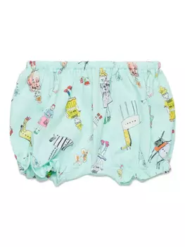 Детские шаровары Marni Kids Rainbow Day, синий