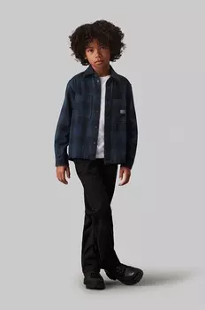 Детские шерстяные брюки Calvin Klein Jeans CEREMONY STRAIGHT, черный