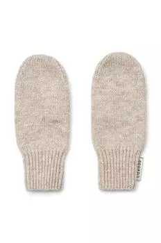 Детские шерстяные перчатки Liewood, бежевый