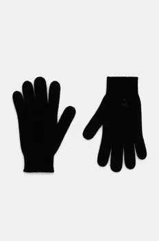Детские шерстяные перчатки United Colors of Benetton, черный