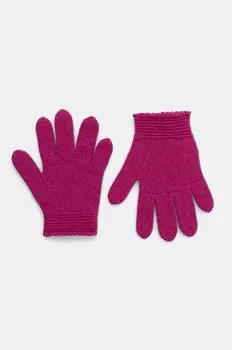 Детские шерстяные перчатки United Colors of Benetton, розовый