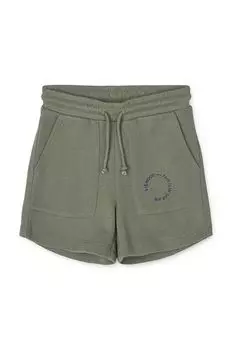 Детские шерстяные шорты Liewood, зеленый