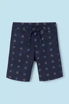 Детские шерстяные шорты Mayoral, темно-синий