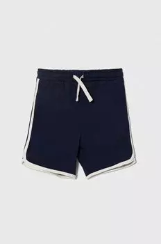 Детские шерстяные шорты United Colors of Benetton, темно-синий