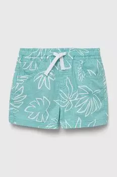Детские шерстяные шорты United Colors of Benetton, бирюзовый