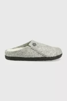 Детские шерстяные тапочки Birkenstock., серый