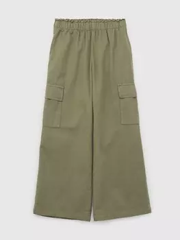 Детские широкие брюки Gap, зеленый
