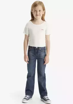 Детские широкие джинсы Levi's "LVG WIDE LEG JEANS", для ДЕВОЧЕК Levi'S Kids, цвет El Train