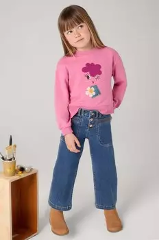 Детские широкие джинсы Mayoral, синий