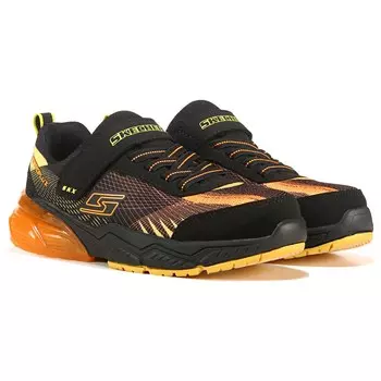 Детские широкие кроссовки Thermoflux Little/Big Kid Skechers, черный
