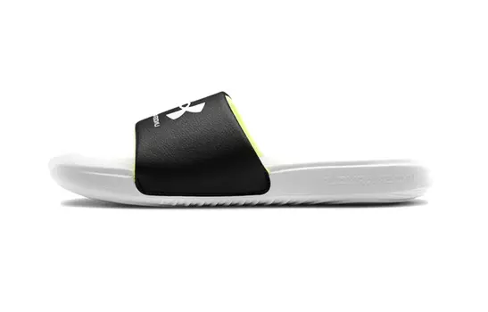 Детские шлепанцы Ansa Kids Детские черные/белые Under Armour