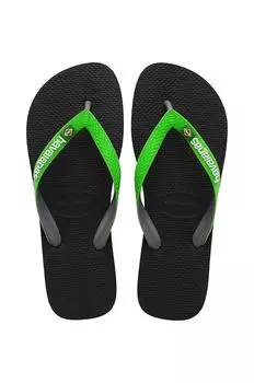 Детские шлепанцы Brasil Mix Havaianas, зеленый