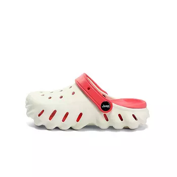 Детские шлепанцы детские белые/красные Jeep, белый/красный