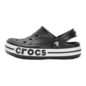 Детские шлепанцы детские черные Crocs, черный