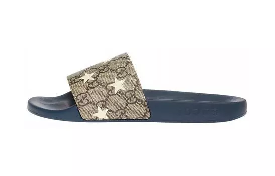 Детские шлепанцы Детские черные синие Gucci