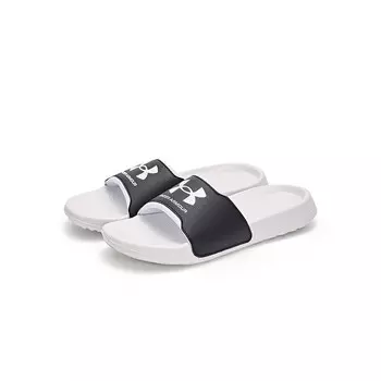 Детские шлепанцы для детей Under Armour, черный/белый