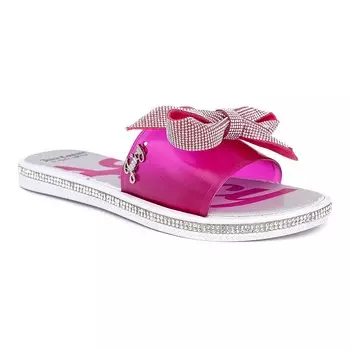 Детские шлепанцы для девочек Juicy Couture Yomi Juicy Couture Kids, розовый