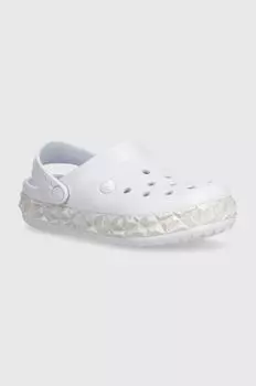 Детские шлепанцы Geometric Glow Band Crocs, синий