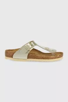 Детские шлепанцы Gizeh Birkenstock, золото