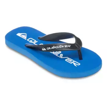 Детские шлепанцы Java Wordmark Quiksilver, синий