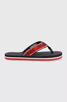 Детские шлепанцы Off Beach Pepe Jeans, темно-синий