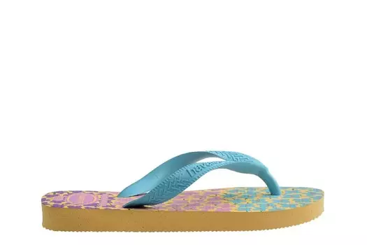 Детские шлепанцы с цветами Havaianas, мультиколор