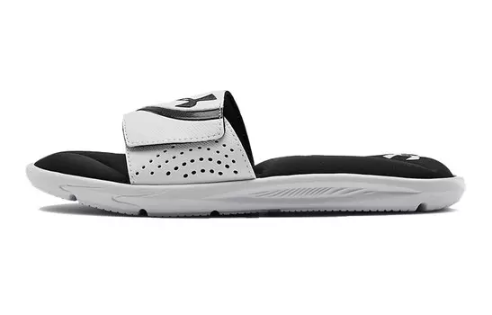 Детские шлепанцы серии Ignite GS черные/белые Under Armour