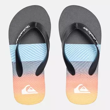 Детские шлепанцы со вставками «молокай» Quiksilver, синий