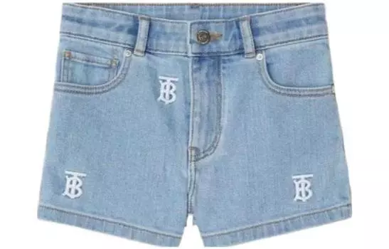 Детские шорты Burberry, цвет Blue