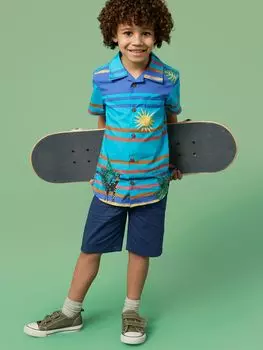 Детские шорты чинос Cole White Stuff, темно-синий