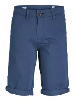 Детские шорты-чиносы Jack & Jones "JPSTBOWIE JJSHORTS SOLID SN JNR" Jack & Jones Junior, синий