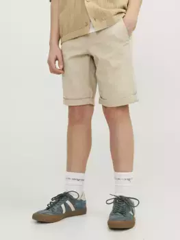 Детские шорты-чиносы Jack & Jones "JPSTDAVID JJCHINO SHORTS AKM SN JNR" Jack & Jones Junior, цвет Crockery