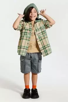 Детские шорты Coccodrillo, серый