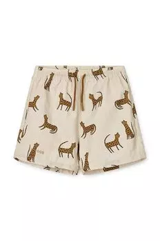 Детские шорты для плавания Duke Printed Board Shorts Liewood, бежевый