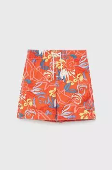 Детские шорты для плавания GAP, оранжевый