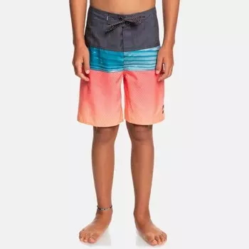 Детские шорты для плавания на каждый день панель 17", для мальчиков Quiksilver, черный