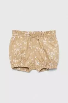 Детские шорты GAP из хлопка, бежевый