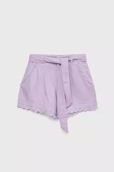Детские шорты Guess, фиолетовый