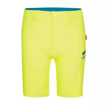 Детские шорты Haugesund лаймово-желтый/петрольно-синий TROLLKIDS, цвет gelb