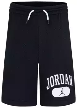 Детские шорты из полиэтилена с сеткой Jordan, черный